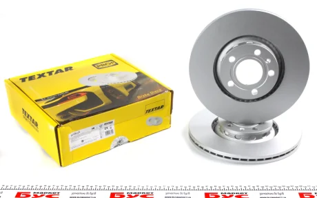 Диск тормозной (передний) Audi A4/A6/VW Passat 00-09 (312х25) PRO+ TEXTAR 92106105