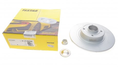 Диск тормозной (задний) Renault Scenic II 03- (270х10) (+ABS) (с подшипником) PRO TEXTAR 92154503