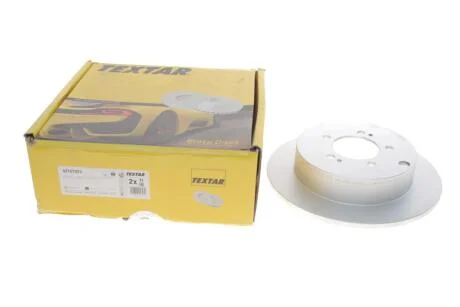 Диск гальмівний (задній) Mitsubishi Outlander/Citroen C-Crosser 06- (302x10) PRO TEXTAR 92167003