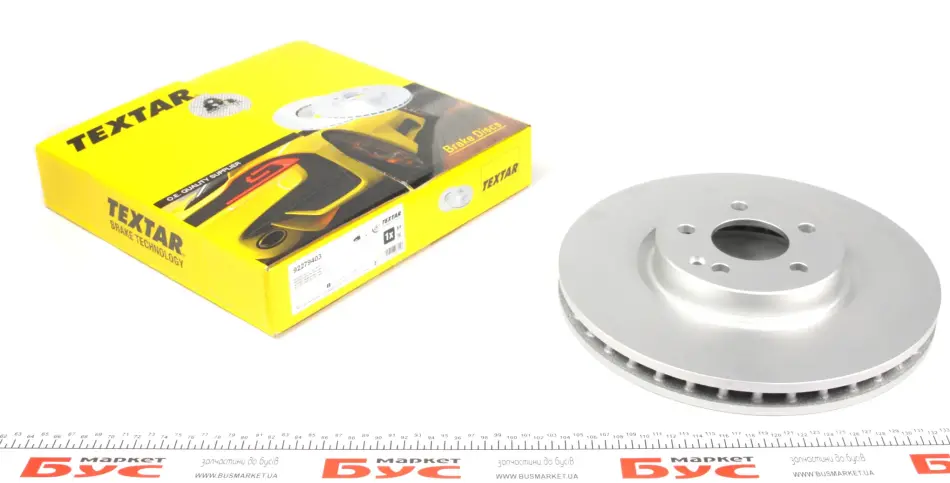 Диск гальмівний (передній) MB Vito (W447) 14- (330x32) (замінено на 92279405) TEXTAR 92279403 (фото 1)
