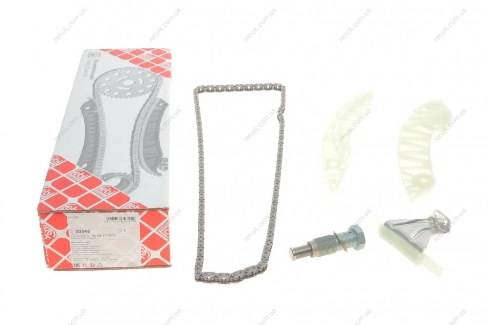 Комплект цепи ГРМ Citroen Berlingo/Peugeot Partner 1.6 VTi 09- FEBI BILSTEIN 30345 (фото 1)