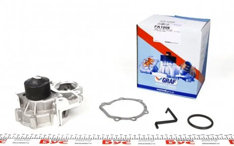 Помпа води Subaru Forester/Impreza/Legacy/Outback 1.5/2.0/2.5 AWD/i AWD 01- (R/B) (8 лоп) GRAF PA1008