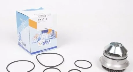 Насос воды VW LT 28-35/28-46 2.8TDI 92kw/96kw 97-06 (B/B) (5 лоп) (косой зуб) GRAF PA1010