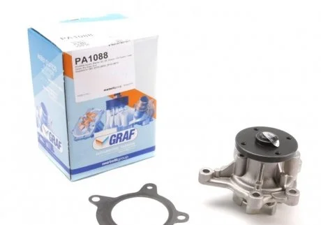 Помпа води Hyundai Accent/i20/i30/Kia Cee'd/Carens/Cerato/Soul 1.4/1.6/1.6CVVT 07- (R/B) (6 лоп) GRAF PA1088