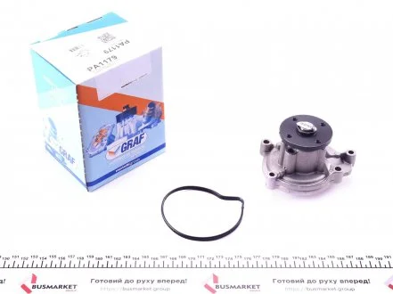 Помпа води MB A-class (W169) 160CDI/180CDI 2.0 OM640 08-12 (R/B) (6 лоп) GRAF PA1179