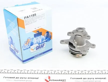 Помпа води Renault Trafic/Scenic/Megane/Opel Vivaro/Nissan Qashqai/X-Trail 1.6dCi 14- (R/B)(5 лоп) GRAF PA1185