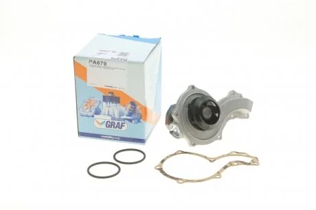 Насос воды Audi A4-A6/VW Passat 1.6/1.8/1.8T/quattro 94-05 (B/B) (7 лоп.) GRAF PA679