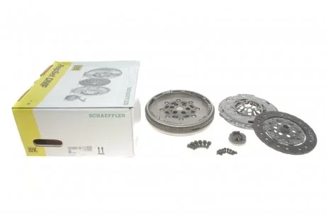 Демпфер + комплект зчеплення VW Caddy 1.9TDI 77kw 04-10/GOLF VI 1.6TDI 66-77kw 09-13 LuK 600 0199 00