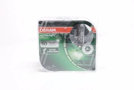 Лампа ксеноновая D2S XENARC ULTRALIFE 85В, 35Вт, P32d-2 (компл)(пр-во) OSRAM 66240ULT DUO