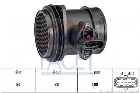 Датчик массового расхода воздуха (модуль) FACET 10.1332