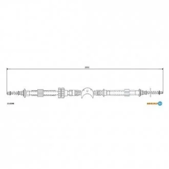 Трос ручного гальма ADRIAUTO 13.0248