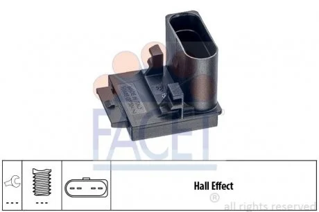 Датчик педалі зчеплення Caddy 04-/Golf 08- 1.2-2.0 FACET 7.1309