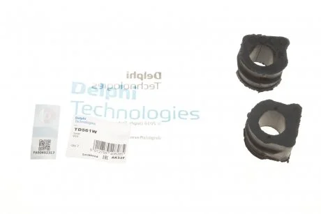 Втулка стабілізатора (переднього) Audi A3/TT/Skoda Octavia/Bora/VW Golf (d=21mm) (к-кт) Delphi TD561W