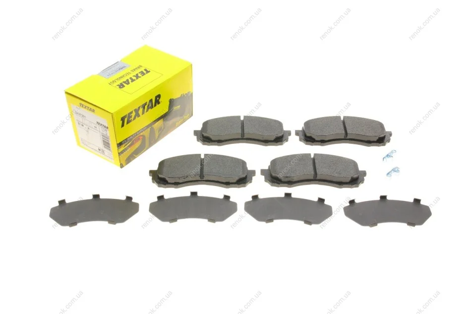 Колодки тормозные (передние) Subaru Impreza 00- TEXTAR 2437201 (фото 1)
