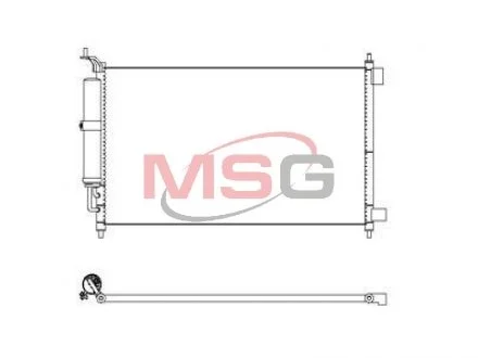 Радіатор кондиціонера KOY KOYORAD CD020311