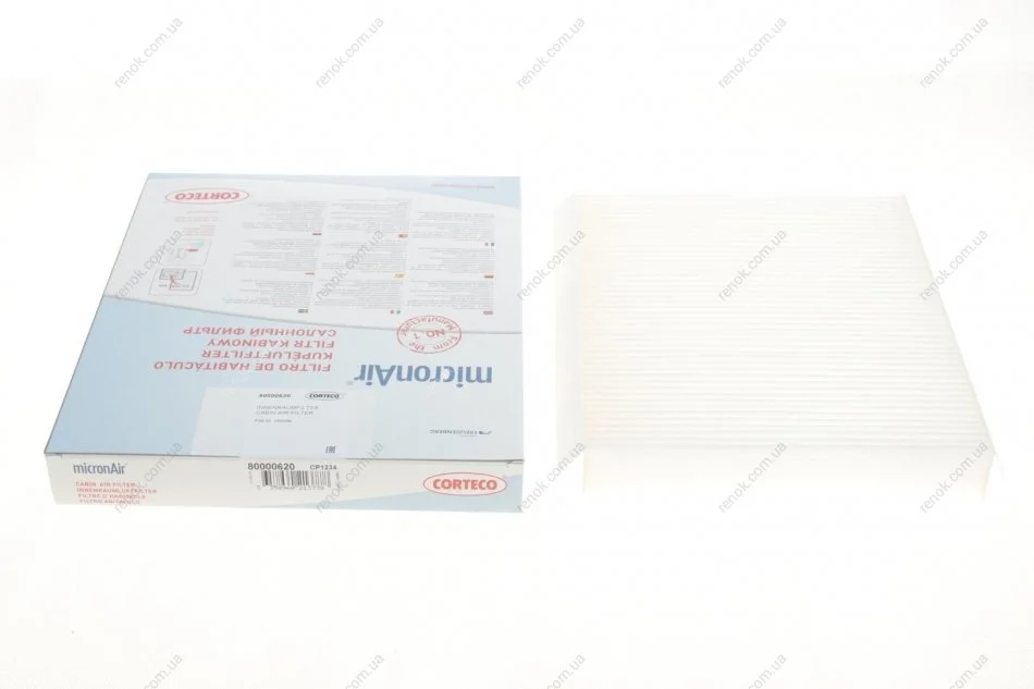 Фільтр салону Honda Civic VIII 05-13 CORTECO 80000620 (фото 1)