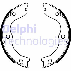 Тормозные колодки барабанные Delphi LS2038