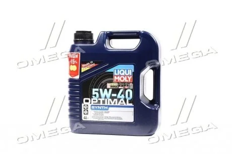 Олія моторна Optimal Synth 5W-40 (4 л) LIQUI MOLY 3926