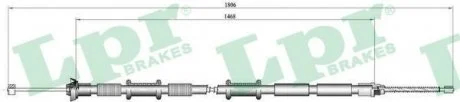 Тросик стояночного тормоза LPR C0168B