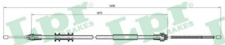 Тросик стояночного тормоза LPR C0703B