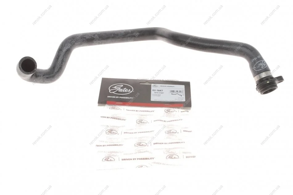 Патрубок радіатора BMW 3 (E90/E91/E92/E93) 2.5/3.0 04-13 Gates 02-1647 (фото 1)