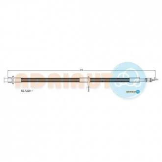 Тормозной шланг ADRIAUTO 52.1229.1