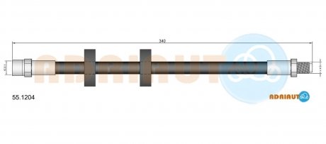Тормозной шланг ADRIAUTO 55.1204