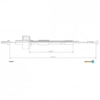 Тросик сцепления ADRIAUTO 13.0152