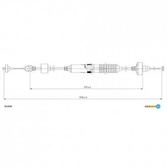 Трос зчеплення ADRIAUTO 55.0158