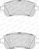 Комплект гальмівних колодок - дискові FERODO FDB4179W (фото 2)