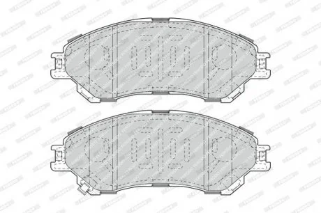 Комплект гальмівних колодок - дискові FERODO FDB4884