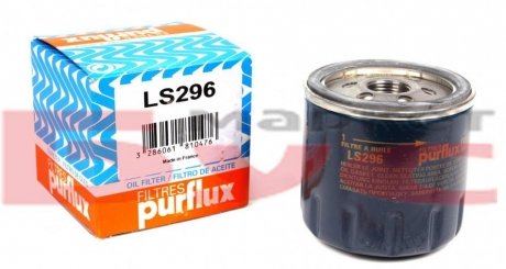 Фільтр масляний Fiat Doblo 1.2 00- Purflux LS296 (фото 1)