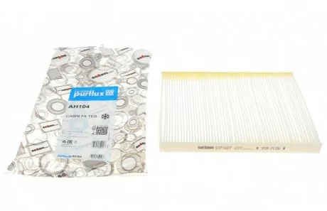Фільтр салону VW Golf 1.6/1.8/1.9SDI/1.9TDI/2.0-16V 97- Purflux AH104