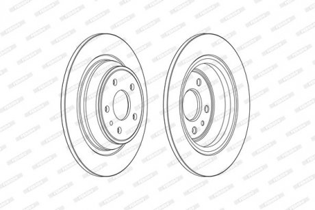 Тормозной диск FERODO DDF2338C
