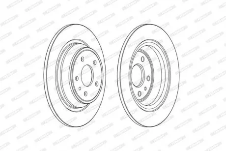Гальмівний диск FERODO DDF2338C