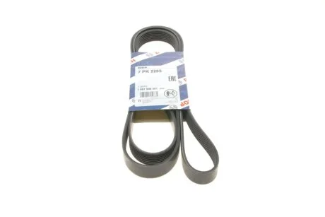 Ремінь генератора Honda Accord 2.2 i-CDTi 04-08 (7PK2265) BOSCH 1987946261