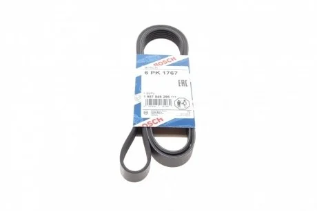 Ремінь генератора VW T4 2.4D/2.5TDI 90-03/Ford Fiesta 1.25-1.6 95-02 (6PK1767) BOSCH 1987946296