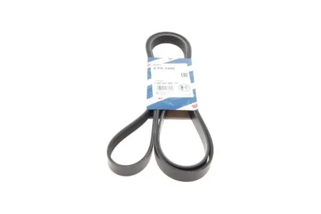 Ремінь генератора MB W140/211 M113/119/ Audi A4/A5 3.0TDI 04- (6PK2460) BOSCH 1987947990