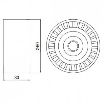 Натяжний ролик GMB GT30500