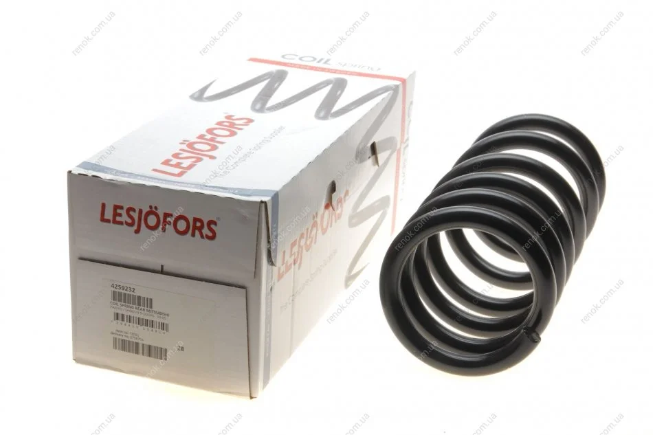 Пружина (задняя) Mitsubishi Pajero III 3.2DI-D/3.5/3.5 V6 GDI 00-07 (вездеход) (5 дверей) LESJOFORS 4259232 (фото 1)