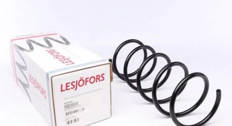 Пружина (передняя) Ford Escort 1.3/1.4/Fiesta 1.8D/DI 95-03 (седан/универсал/нах.зад.часть/фургон) LESJOFORS 4027559