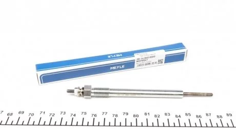 Свічка розжарювання Kia Sorento 2.5CRDi 02-/Hyundai H-1 2.5TCi 97- MEYLE 28-14 860 0000