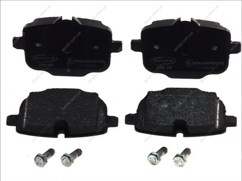 Комплект гальмівних колодок задн, BMW 2 (G42, G87), 3 (G20, G80, G28), 3 (G21, G81), 4 (G22, G82), 4 (G23, G83), 5 (F10), 5 (F11), 5 (G30, F90), 5 (G31), 6 (F12), 6 (F13) 1.6-Electric 06.09- DELPHI Delphi LP2246 (фото 1)