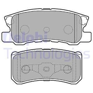 Тормозные колодки Delphi LP2483 (фото 1)