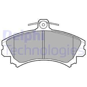 Колодки тормозные (передние) Mitsubishi Colt 04-12/Carisma/Space Star/Volvo S40/V40 95-06/Smart 04- Delphi LP993