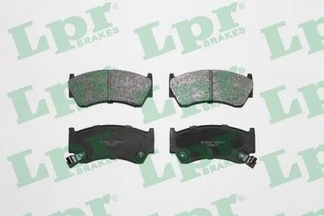 Комплект гальмівних колодок з 4 шт. дисків LPR 05P617