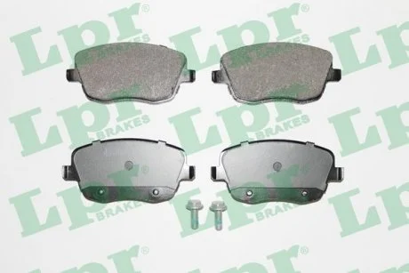 Комплект гальмівних колодок з 4 шт. дисків LPR 05P817