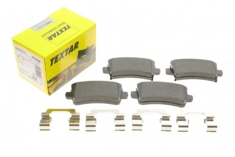 Колодки гальмівні (задні) Opel Insignia 08-17/Chevrolet Malibu 12-/Saab 9-5 10-12 (TRW) Q+ TEXTAR 2442102
