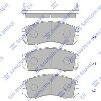 Тормозные колодки SANGSIN Hi-Q (SANGSIN) SP1120