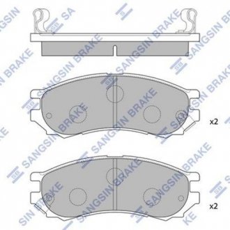 Тормозные колодки SANGSIN Hi-Q (SANGSIN) SP1128